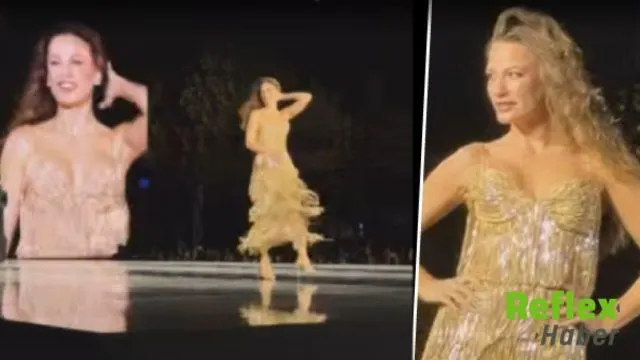 Serenay Sarıkaya Paris’te Eyfel Kulesi Önünde Podyuma Çıktı
