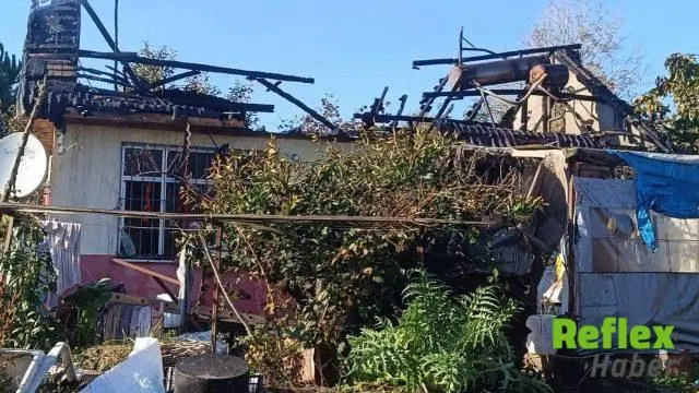 Alaplı'da Yangın Tek Katlı Evi Kullanılamaz Hale Getirdi
