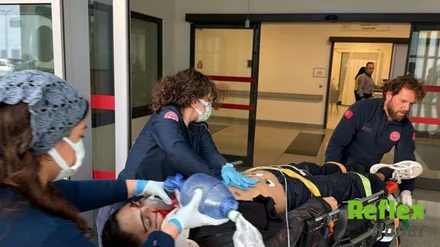 Kütahya'da Tren Çarpan Yaya Ağır Yaralandı