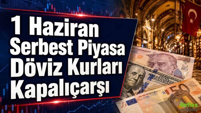 1 Haziran Serbest Piyasa Döviz Kurları Kapalıçarşı