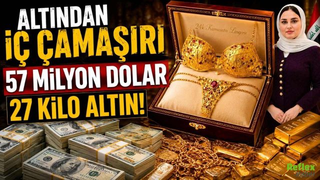 Altından İç Çamaşırı, 57 Milyon Dolar ve  27 Kilo Altın!