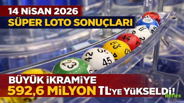 14 Nisan 2026 Süper Loto Sonuçları: Büyük İkramiye 592,6 Milyon TL’ye Yükseldi