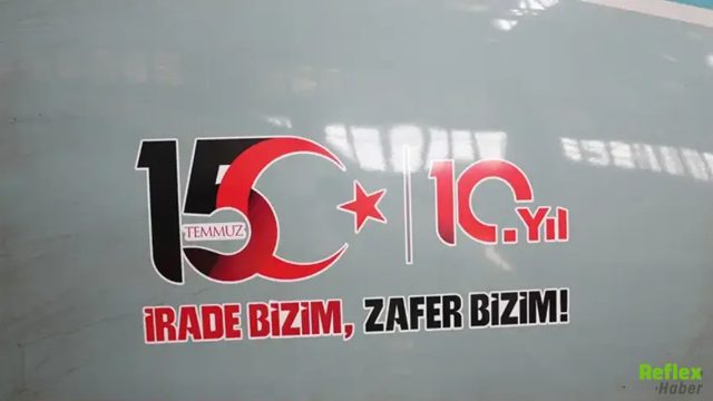 15 Temmuz'un 10. Yıl Logosu YHT'lerde Yolculuğa Çıkıyor