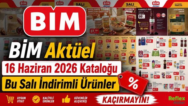 BİM Aktüel 16 Haziran 2026 Kataloğu: Bu Salı İndirimli Ürünler
