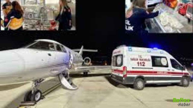 18 Günlük Bebek Ankara’ya Ambulans Uçakla Sevk Edildi
