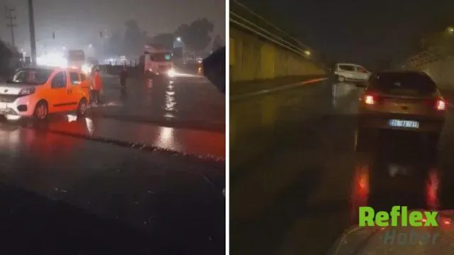 Hatay'da Akşam Sağanağı Dörtyol Ve Payas'ta Ulaşımı Aksattı