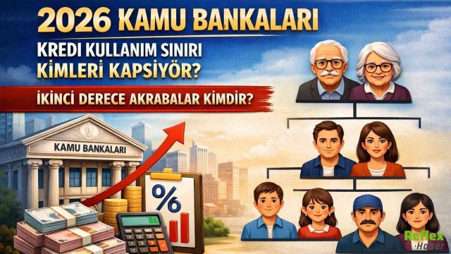 2026 Kamu Bankaları Kredi Kullanım Sınırı Kimleri Kapsıyor? İkinci Derece Akrabalar Kimdir?