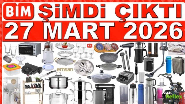 27 Mart Aktüel Ürünler BİM Raflarında Fırtına Başlıyor! Elektronik ve Mutfak Ürünlerinde Büyük İndirim