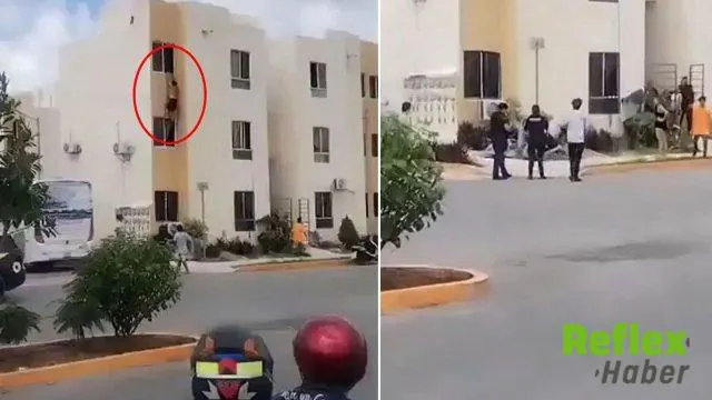Eşinin Eve Gelişiyle Kaçmaya Çalışan Adam Üçüncü Kattan Düştü