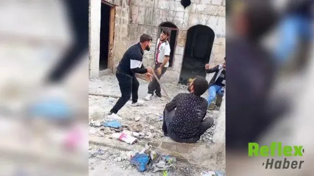 Şanlıurfa’da Metruk Evde 4 Kişiye Saldırı Kamerada