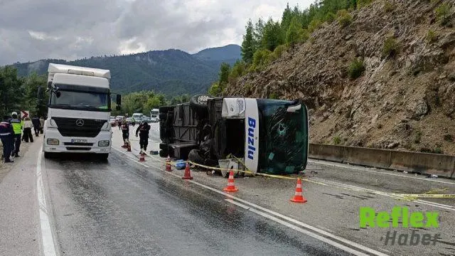 Burdur'da Yolcu Otobüsü Kazasında Şoför Tutuklandı
