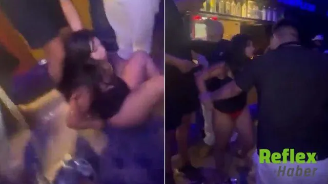 Eğlence Mekanındaki Tartışma Yumruklu Tekmeli Kavgaya Dönüştü