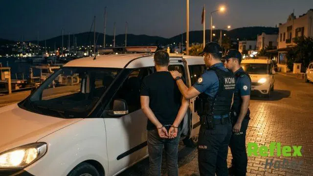 Bodrum’da 6 ayrı dosyadan kırmızı bültenle aranan T.A.E. yakalandı