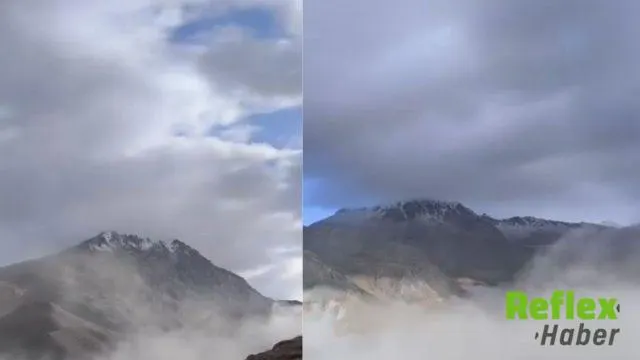 Kahramanmaraş'ta Berit Dağı'nın Zirvesi Mevsimin İ̇lk Karıyla Beyaza Büründü