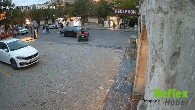 Nevşehir'de Park Halindeki Atv Bir Anda Harekete Geçti