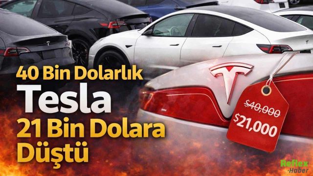 40 Bin Dolarlık Tesla 21 Bin Dolara Düştü