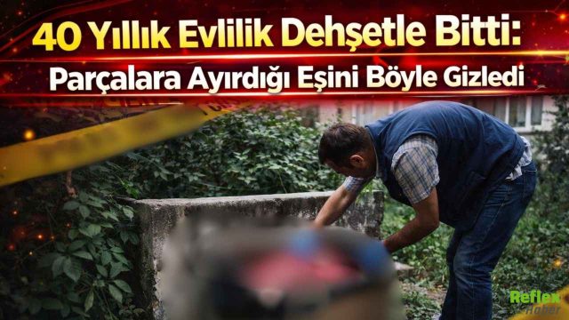 40 Yıllık Evlilik Vaşice Bitti: Parçalara Ayırdığı Eşini Böyle Gizledi