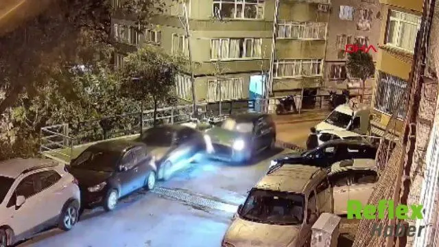Beşiktaş'ta Kaçan Alkollü Sürücü Şişli'de Park Halindeki Araçlara Çarptı