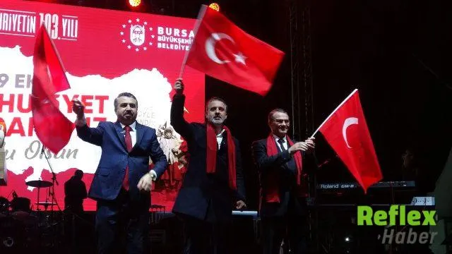 Ferhat Göçer’den Bursa’da Cumhuriyet Coşkusu