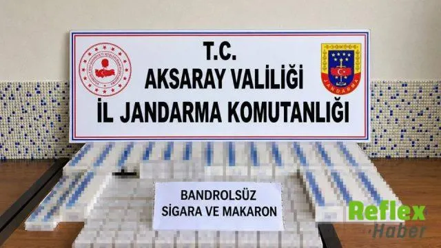Aksaray’da kaçak sigara ve tütün operasyonu: 5 şüpheli gözaltında
