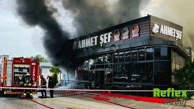 Serdivan’da Restoranı Alevler Sardı