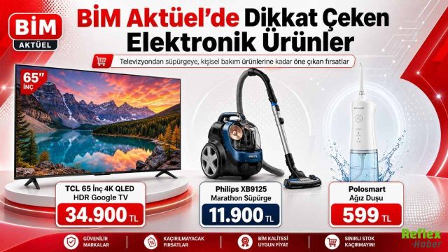 5-8 Mayıs BİM Aktüel Kataloğu Yayında! Gıdadan Beyaz Eşyaya Dev İndirimler