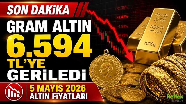 Gram Altın 6.594 TL'ye Geriledi: 5 Mayıs 2026 Altın Fiyatları