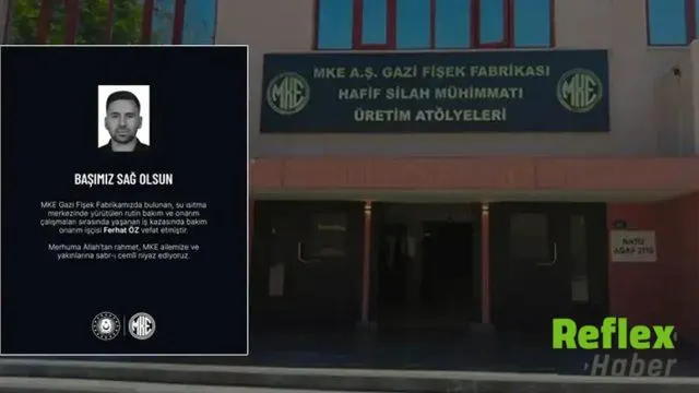 Mke Gazi Fişek Fabrikası'nda İ̇ş Kazası: Ferhat Öz Hayatını Kaybetti