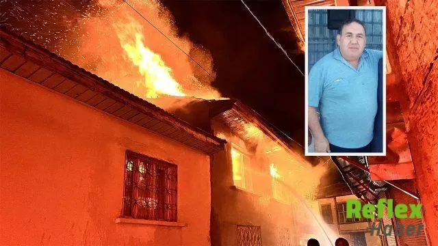 Yanan Evini İ̇zlerken Fenalaşan Metin Balcı Hastanede Hayatını Kaybetti