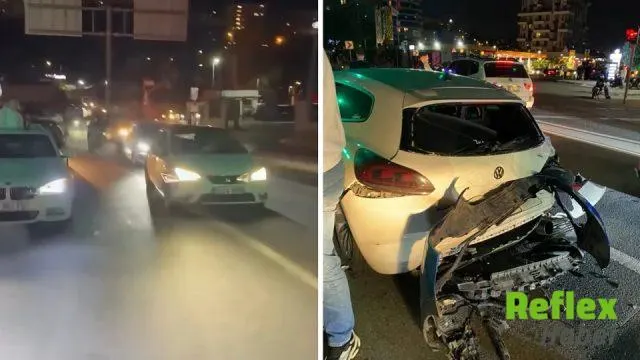 Kağıthane’de Asker Uğurlama Konvoyunda Kaza Kamerada
