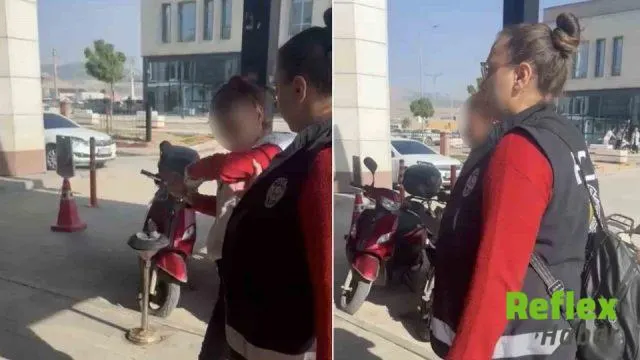 Adıyaman’da Kediye Taşla Vuran Kadın Kameralarla Yakalandı