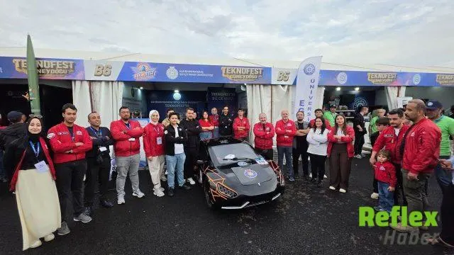 Kahramanmaraş Sütçü İ̇mam Üniversitesi'nin Elektromobili Teknofest Güneydoğu'da İ̇lgi Gördü