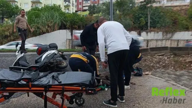 Bursa'da Motosiklet Kazası: Sürücü Hastaneye Sevk Edildi