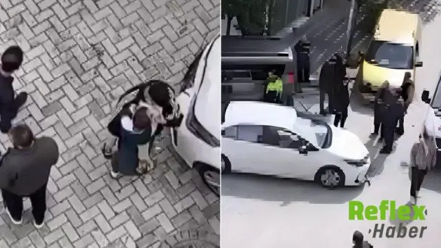 Zeytinburnu'nda iki araç çarpıştı: Kız çocuğu yaralandı | VİDEO İZLE