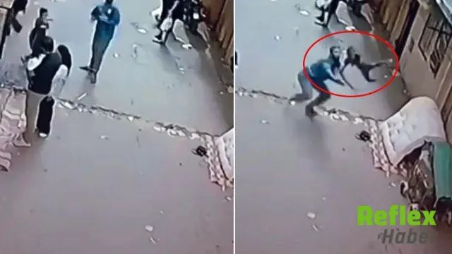 Mısır'da Pencereden Düşen Çocuk Havada Yakalandı