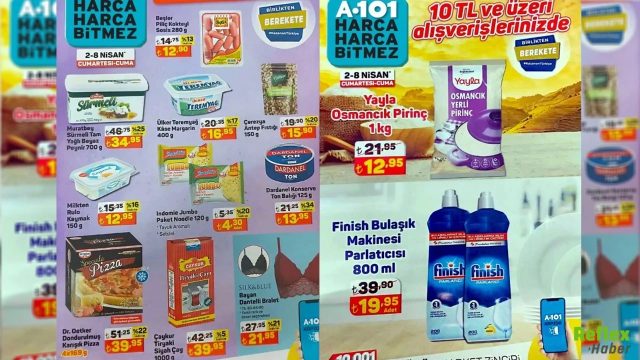 A101 Aktüel Ürünler Kataloğu İndirimli Aldın Aldın Ürünleri Neler? 9 Nisan Perşembe