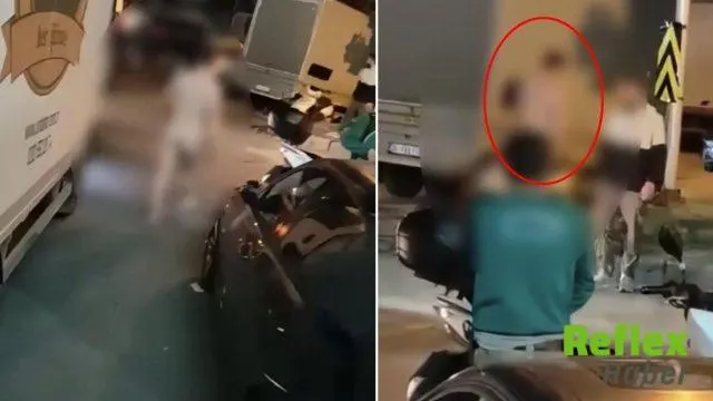 Kağıthane’de Çıplak Halde Markete Giren Şüpheli Otomobilin Altında Yakalandı