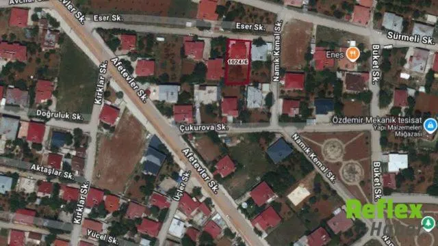 Afşin’de Tek Katlı Ev Bulunan Arsa İ̇cradan Satışta