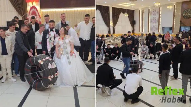 Bandırma’da Damada Altın Yerine Tır Lastiği Taktılar