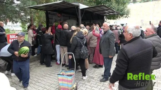 Amasya’da 10 Ton Karpuz Beş Dakikada Tükendi