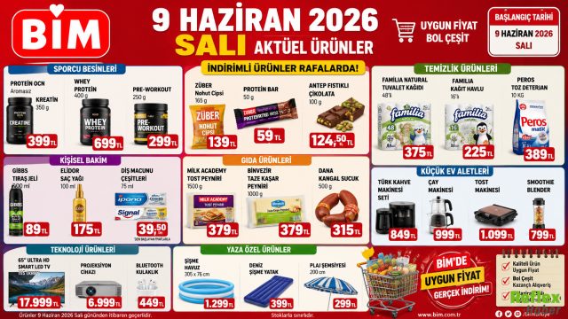 9 Haziran BİM Kataloğu 2026 Neler İndirimde?