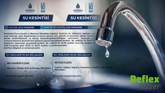 İstanbul’da planlı su kesintisi: Beykoz ve Beylikdüzü’nde sular ne zaman gelecek?