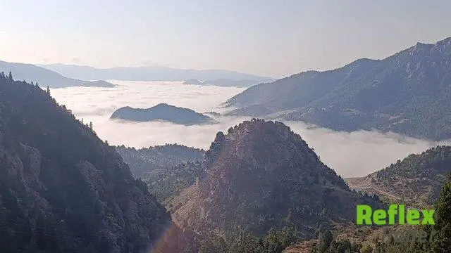 Kahramanmaraş'ta Sis Denizinde Meryemçil Kalesi