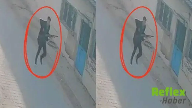 Turgutlu’da Okul Önünde Ateş Açan Şüphelinin Kaçışı Kamerada