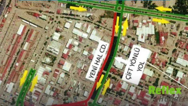 Kahramanmaraş’ta Yeni Hal Caddesi 7 Kasım’a Kadar Kapalı