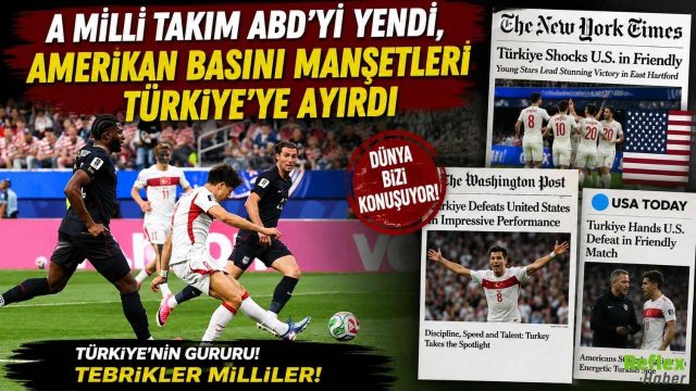 A Milli Takım ABD'yi Yendi, Amerikan Basını Manşetleri Türkiye'ye Ayırdı