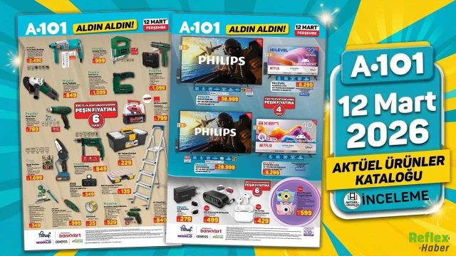 A101 12 Mart 2026 Aktüel Ürünler Kataloğu Açıklandı