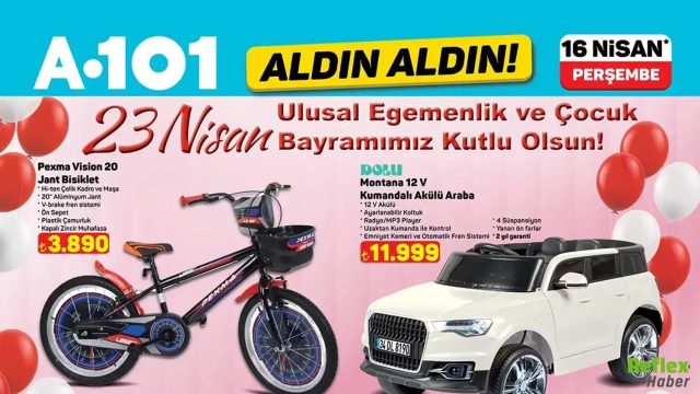 A101 Aktüel Ürünler Kataloğu 13 Nisan Pazartesi İndirimleri