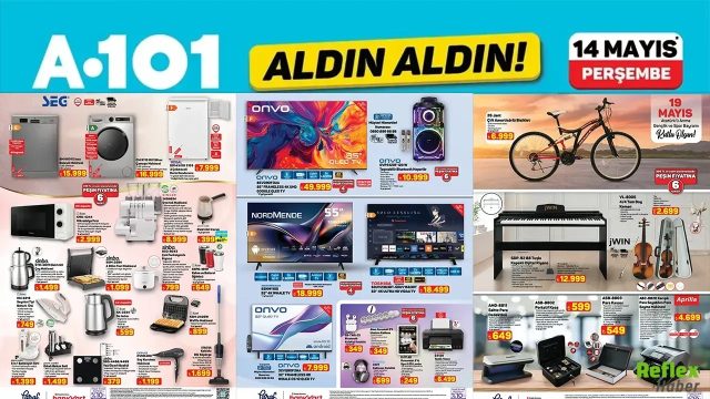 A101 14 Mayıs 2026 Aktüel Ürünler Kataloğu Raflarda
