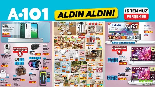 A101 16 Temmuz 2026 Aktüel Ürünler Kataloğu Yayınlandı: İşte Haftanın İndirimli Ürünleri
